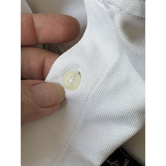 Lululemon Pique Golf Polo Shirt White Performance Mens Size 1X/2X Athletic - Picture 9 of 11
